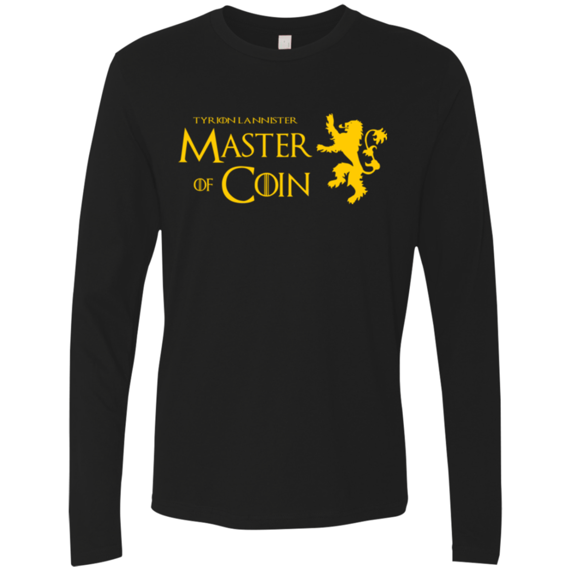 T-Shirts Black / Small Master of Coin Men's Premium Long Sleeve