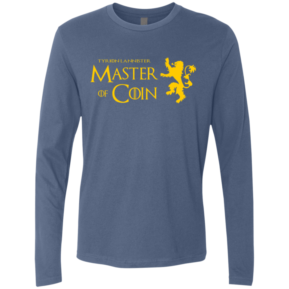 T-Shirts Indigo / Small Master of Coin Men's Premium Long Sleeve
