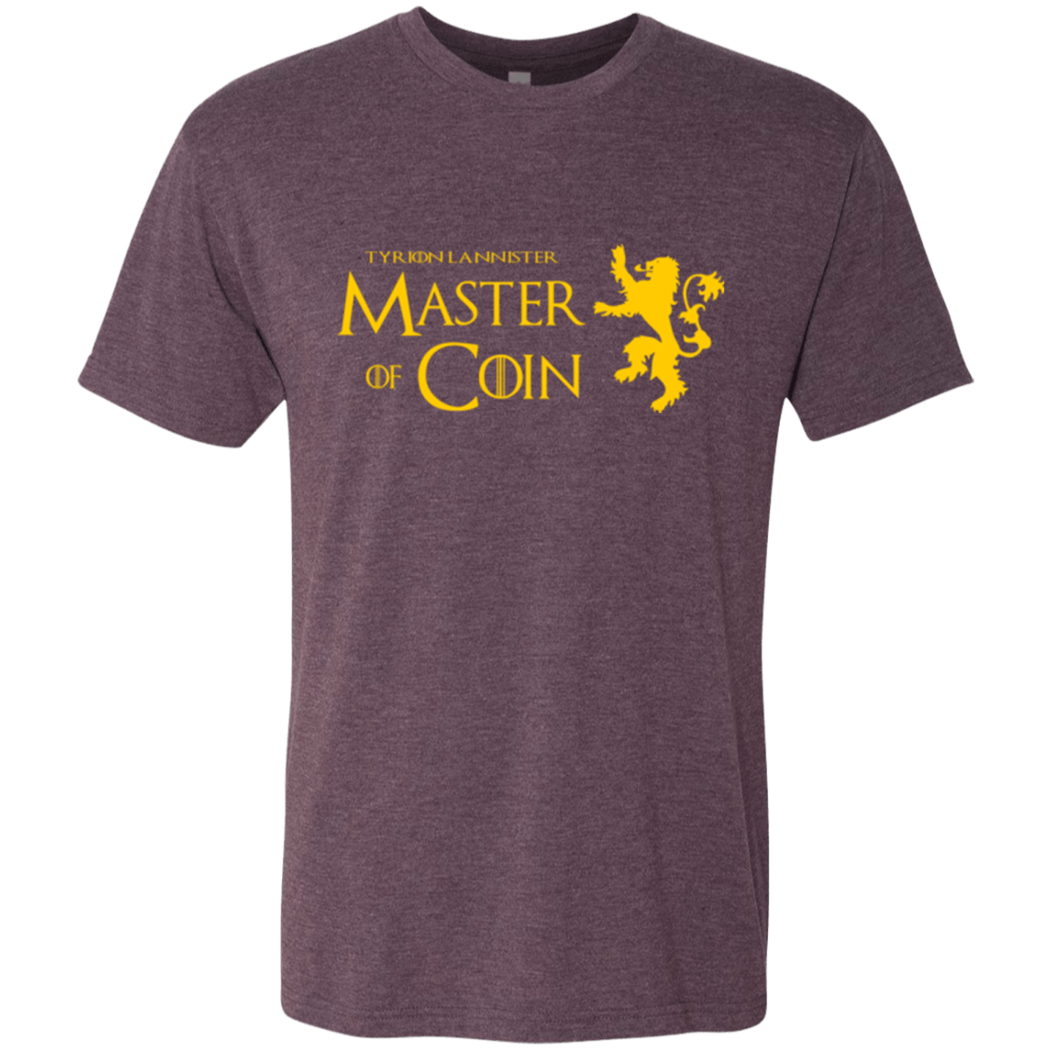 T-Shirts Vintage Purple / Small Master of Coin Men's Triblend T-Shirt