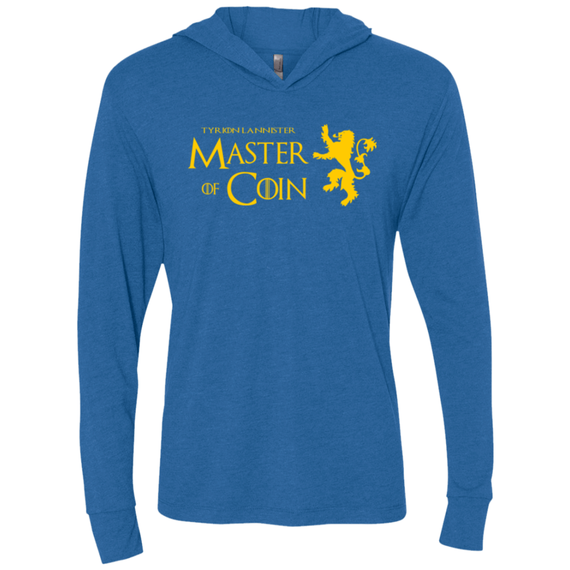 T-Shirts Vintage Royal / X-Small Master of Coin Triblend Long Sleeve Hoodie Tee