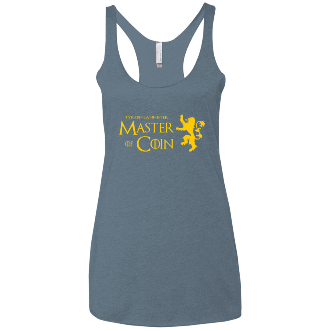 T-Shirts Indigo / X-Small Master of Coin Women's Triblend Racerback Tank