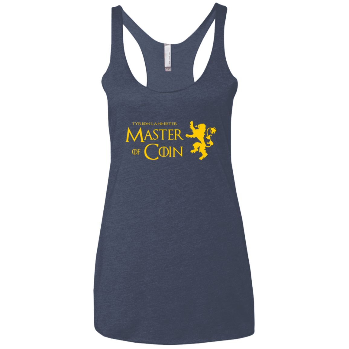 T-Shirts Vintage Navy / X-Small Master of Coin Women's Triblend Racerback Tank
