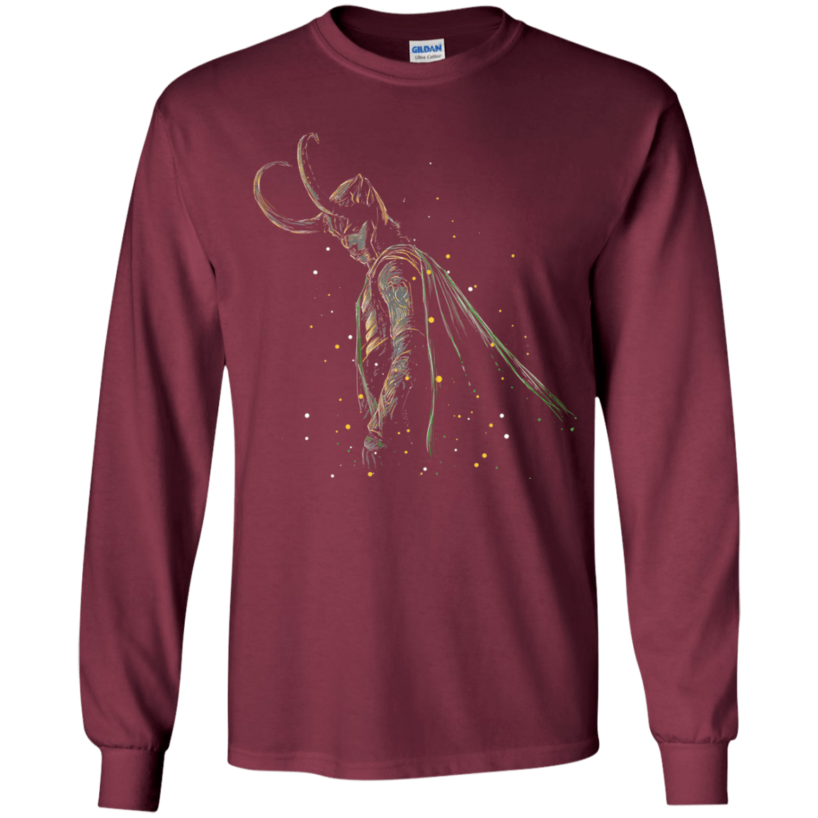 T-Shirts Maroon / YS Master of Illusions Youth Long Sleeve T-Shirt