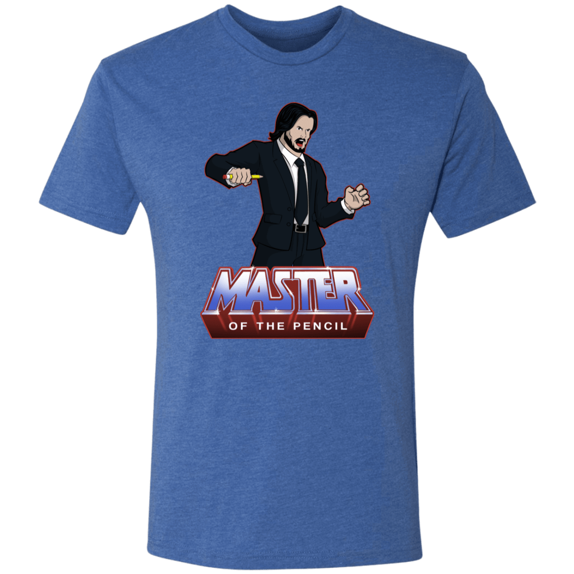 T-Shirts Vintage Royal / S Master of the Pencil Men's Triblend T-Shirt