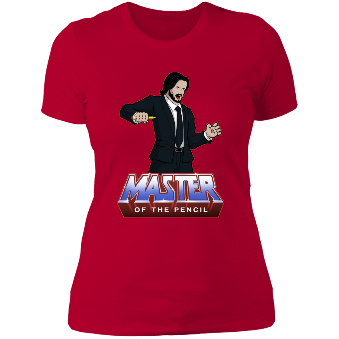 T-Shirts Red / S Master of the Pencil Women's Premium T-Shirt