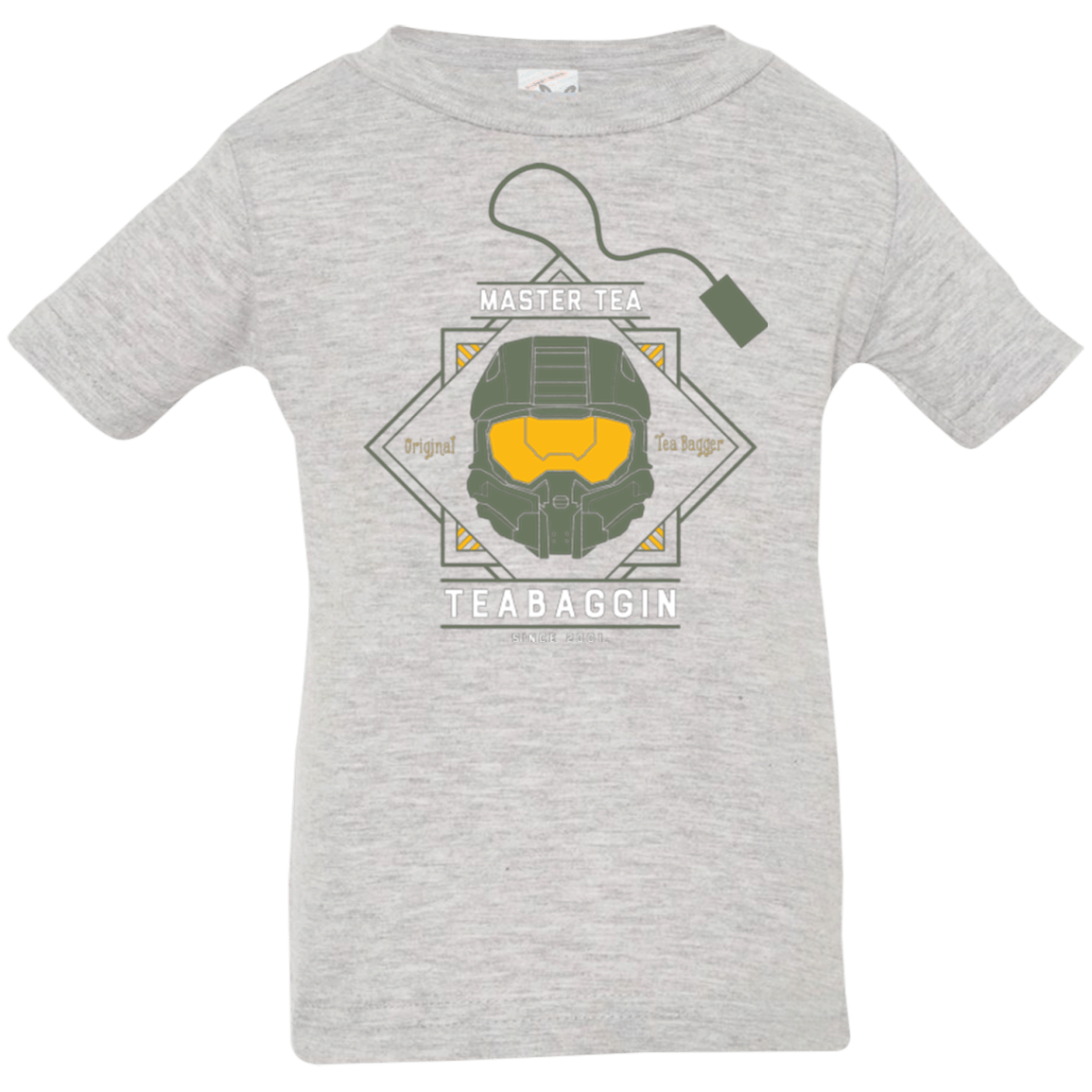 T-Shirts Heather Grey / 6 Months Master Tea - The Original Halo Teabagger Infant Premium T-Shirt