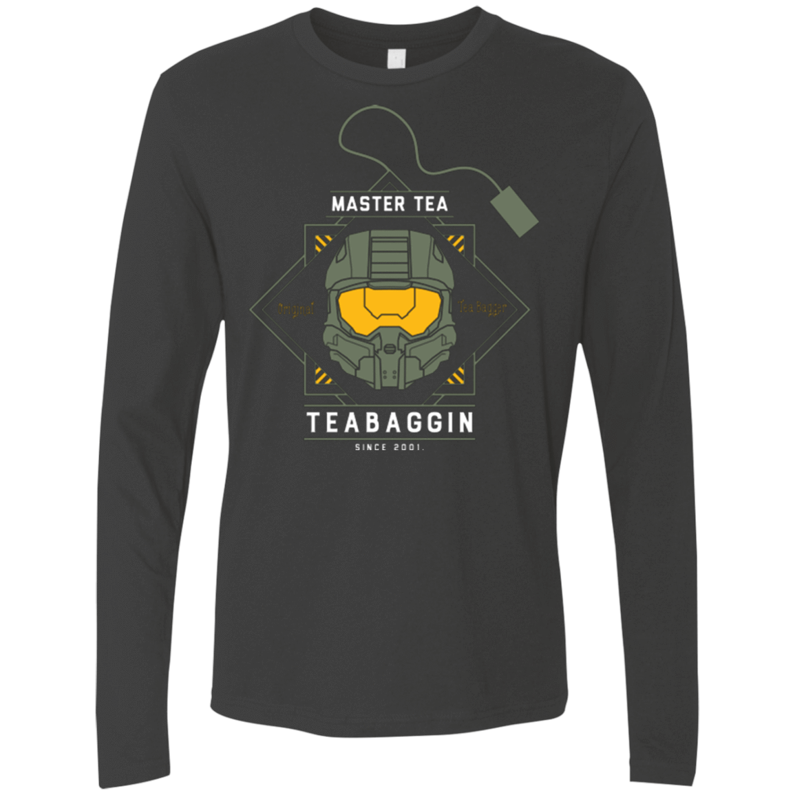 T-Shirts Heavy Metal / Small Master Tea - The Original Halo Teabagger Men's Premium Long Sleeve