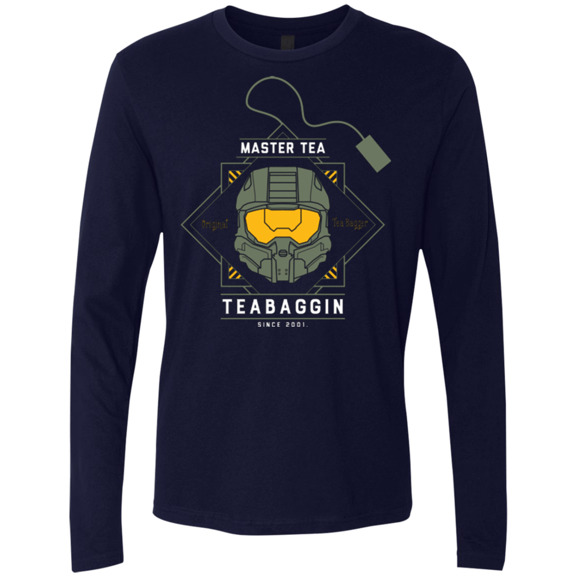 T-Shirts Midnight Navy / Small Master Tea - The Original Halo Teabagger Men's Premium Long Sleeve