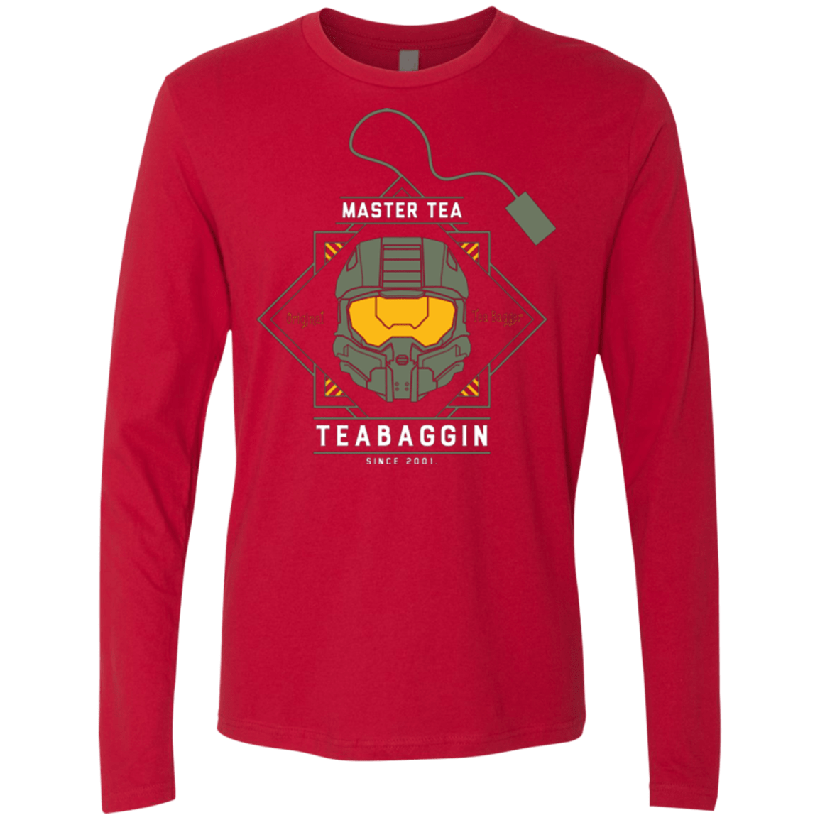 T-Shirts Red / Small Master Tea - The Original Halo Teabagger Men's Premium Long Sleeve