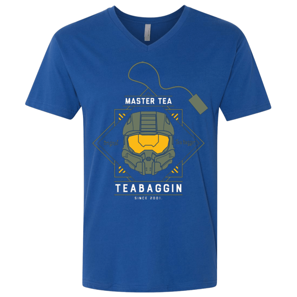 T-Shirts Royal / X-Small Master Tea - The Original Halo Teabagger Men's Premium V-Neck