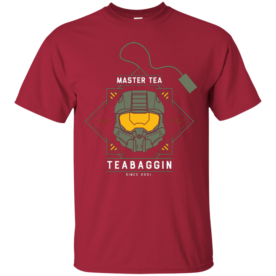 T-Shirts Cardinal / Small Master Tea - The Original Halo Teabagger T-Shirt