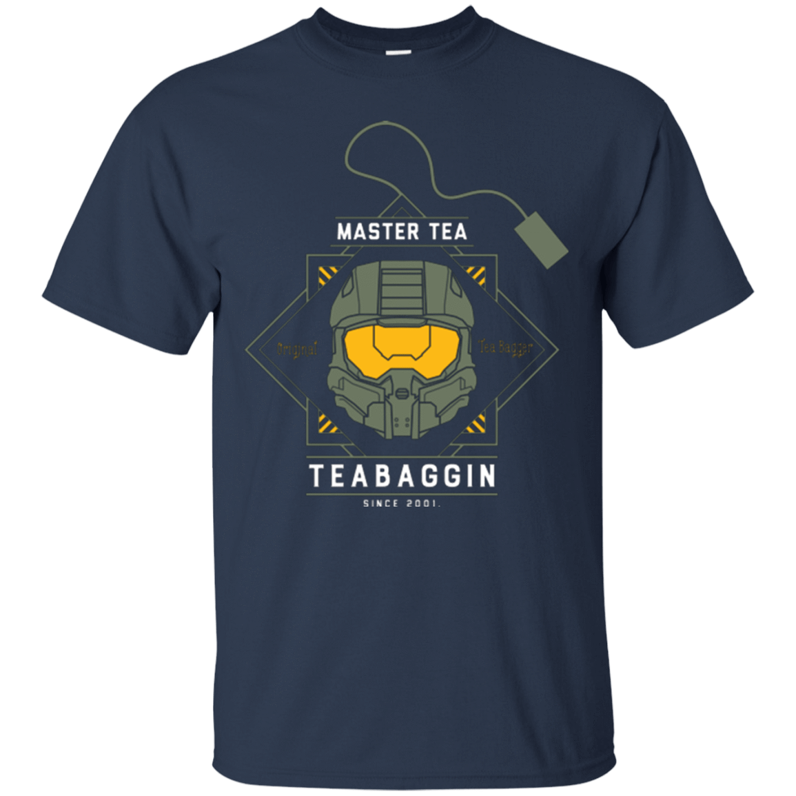 T-Shirts Navy / Small Master Tea - The Original Halo Teabagger T-Shirt