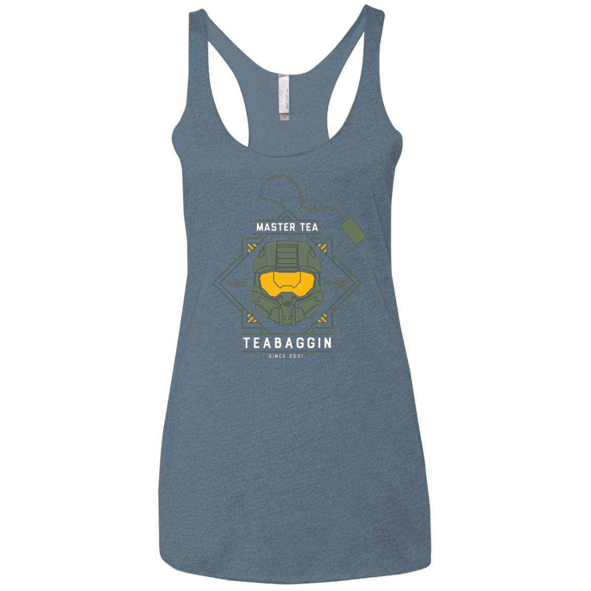 T-Shirts Indigo / X-Small Master Tea - The Original Halo Teabagger Women's Triblend Racerback Tank