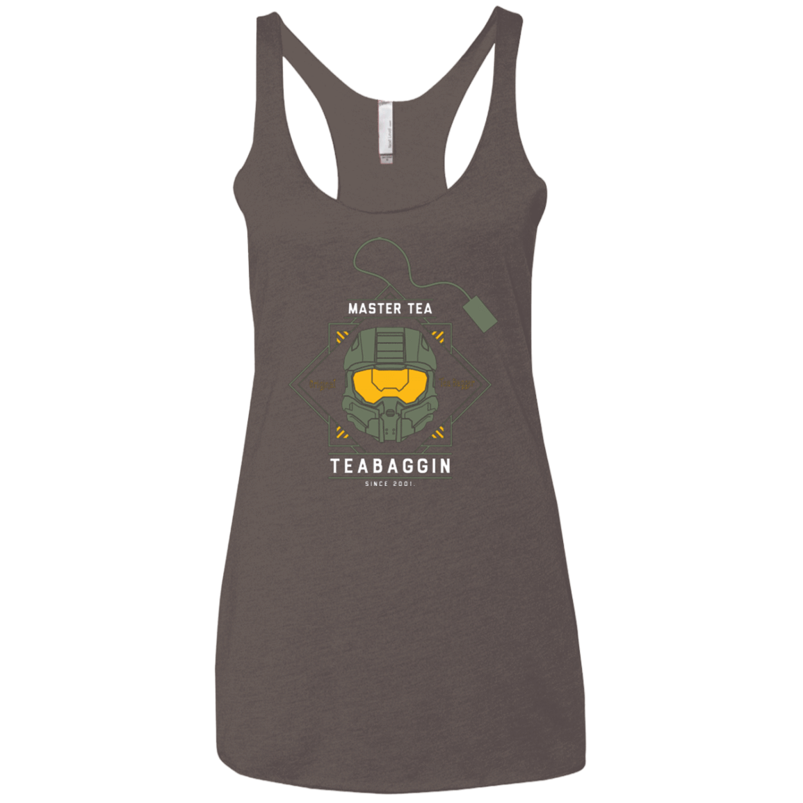 T-Shirts Macchiato / X-Small Master Tea - The Original Halo Teabagger Women's Triblend Racerback Tank