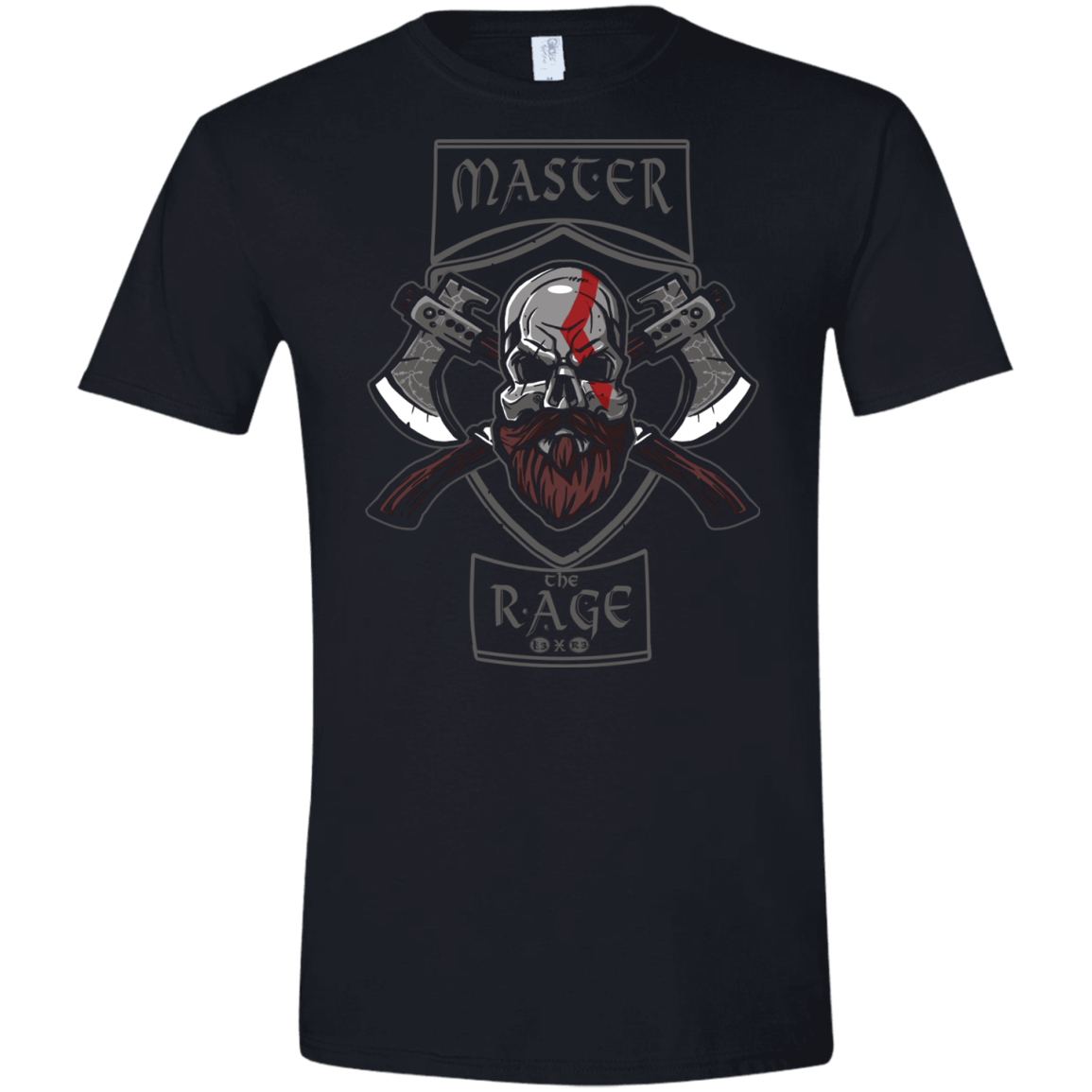 T-Shirts Black / X-Small Master The Rage Men's Semi-Fitted Softstyle