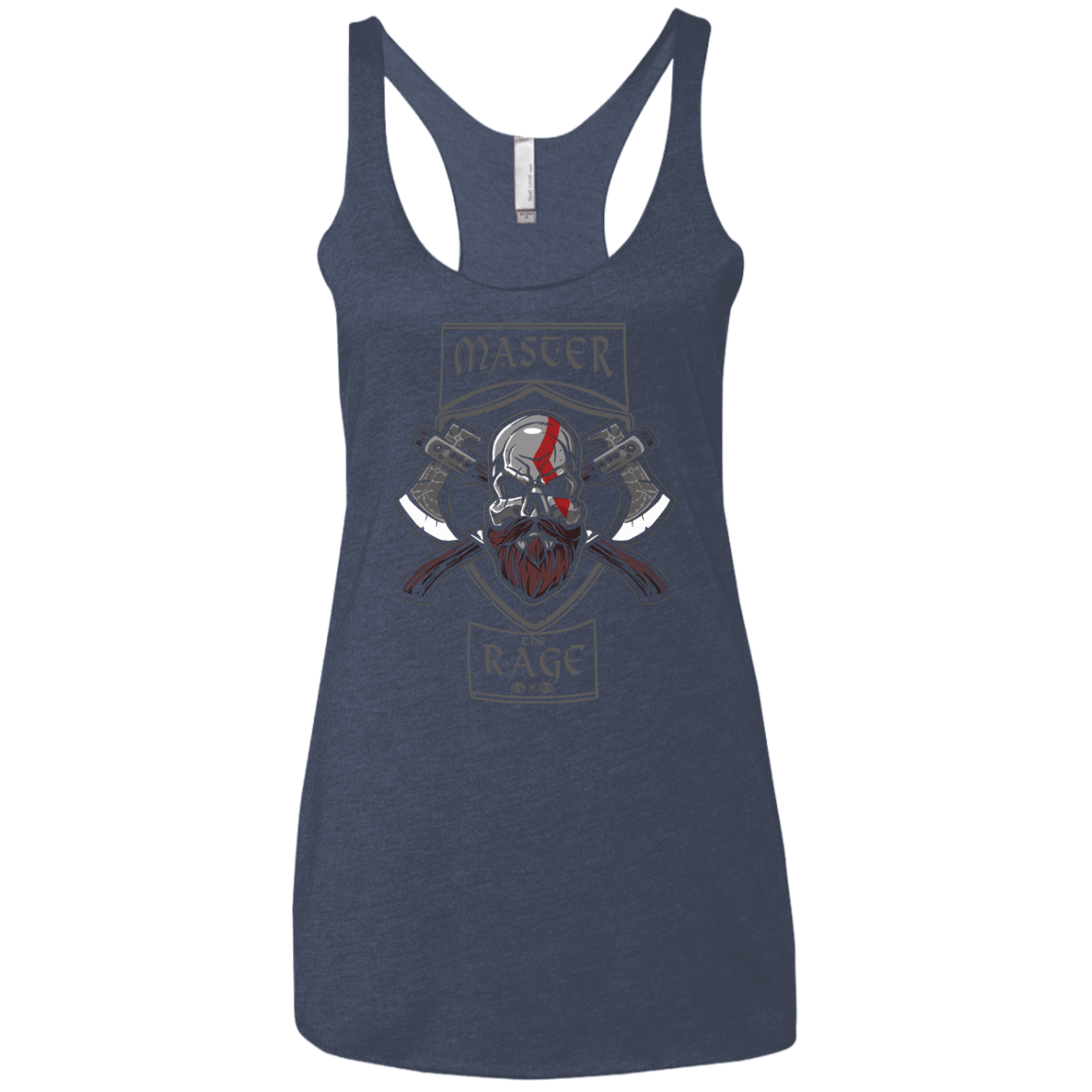 T-Shirts Vintage Navy / X-Small Master The Rage Women's Triblend Racerback Tank