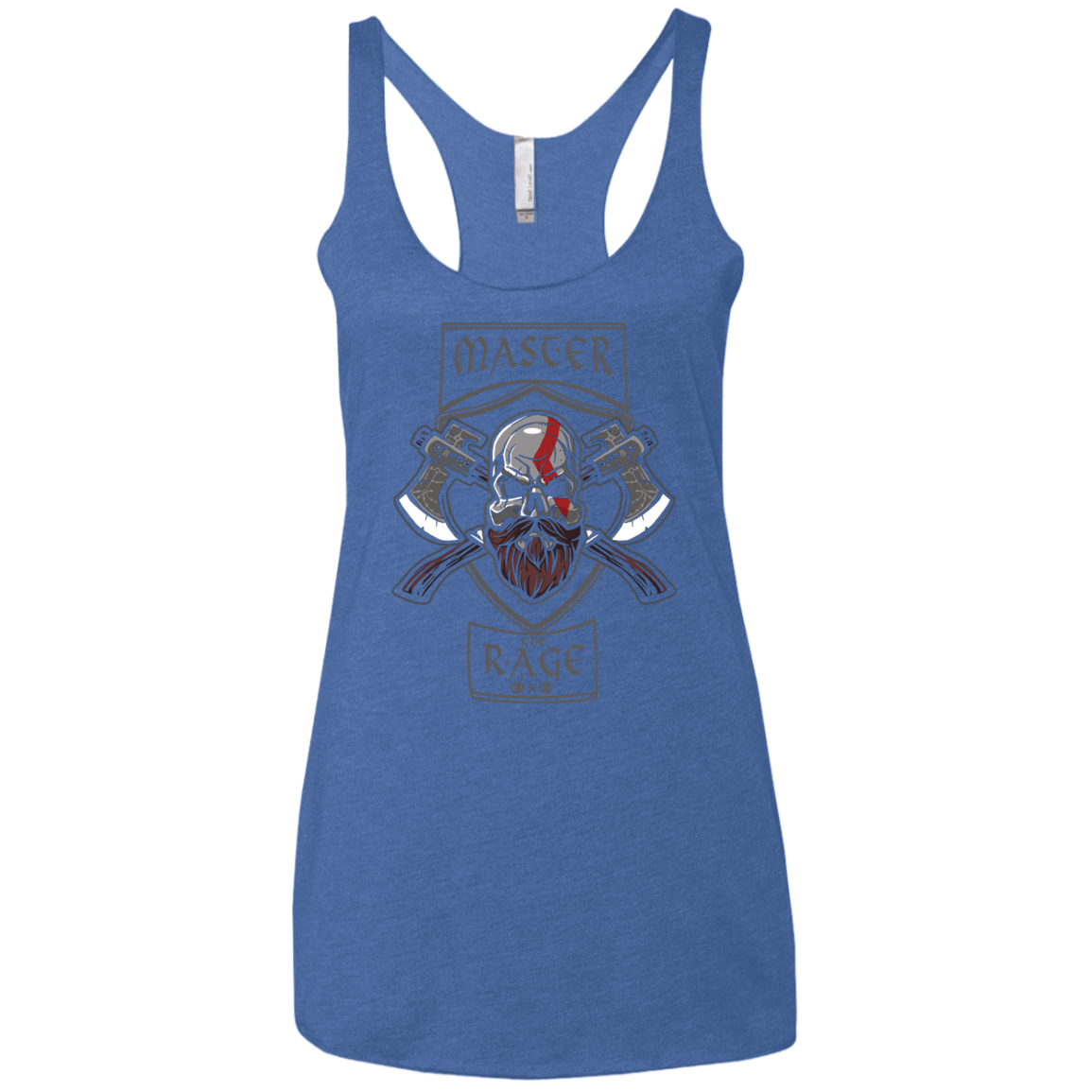 T-Shirts Vintage Royal / X-Small Master The Rage Women's Triblend Racerback Tank
