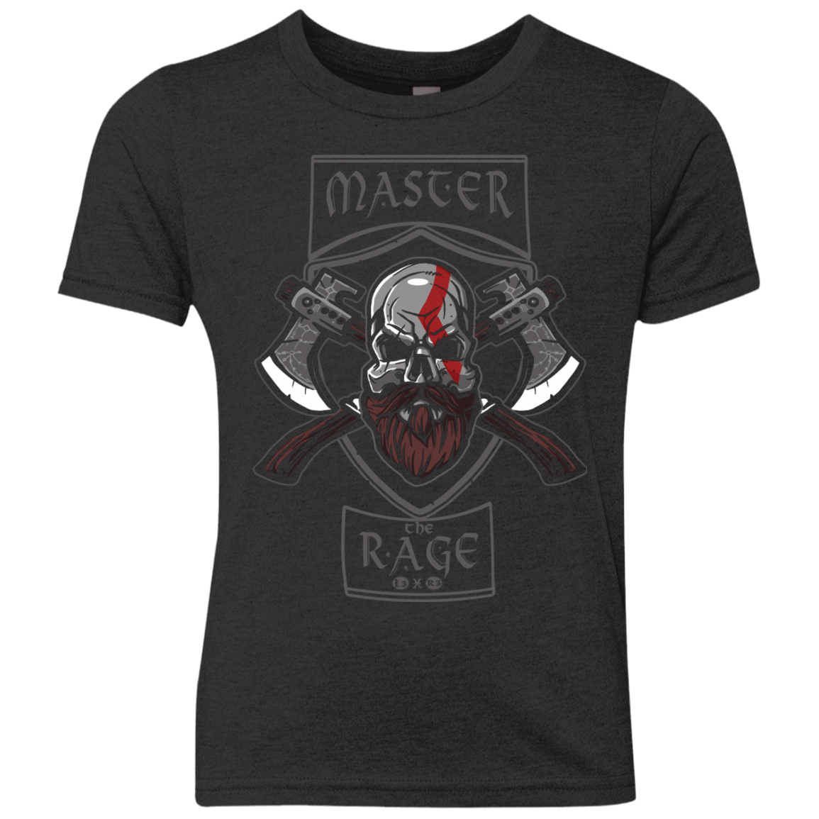 T-Shirts Vintage Black / YXS Master The Rage Youth Triblend T-Shirt