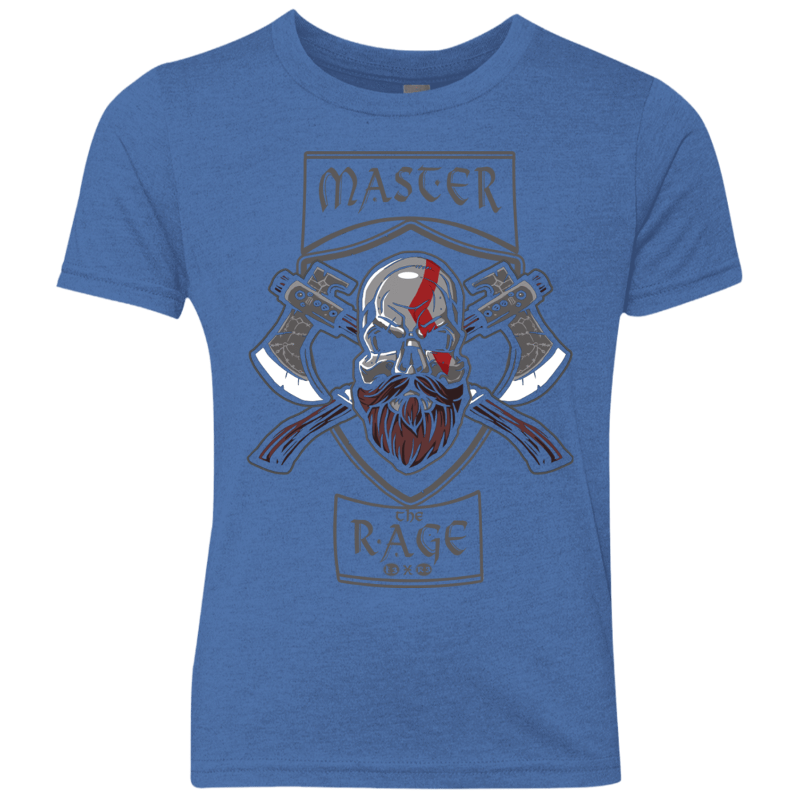T-Shirts Vintage Royal / YXS Master The Rage Youth Triblend T-Shirt