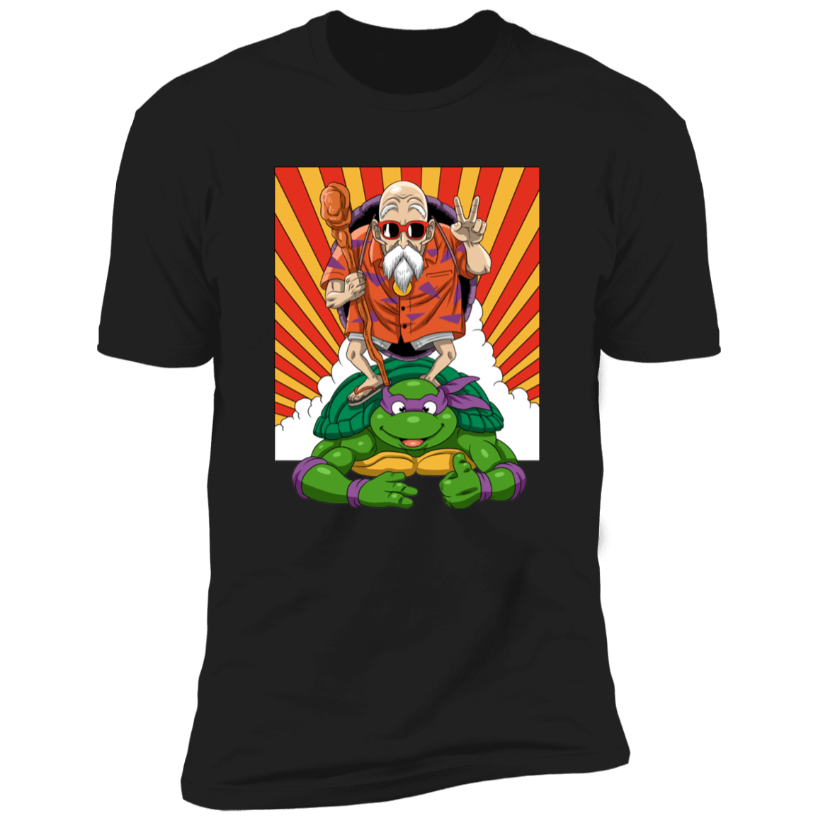 T-Shirts Black / X-Small Master Turtle Men's Premium T-Shirt