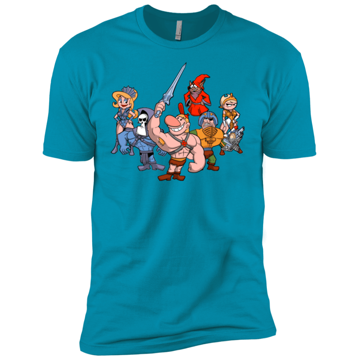T-Shirts Turquoise / YXS Masters of the Grimverse Boys Premium T-Shirt