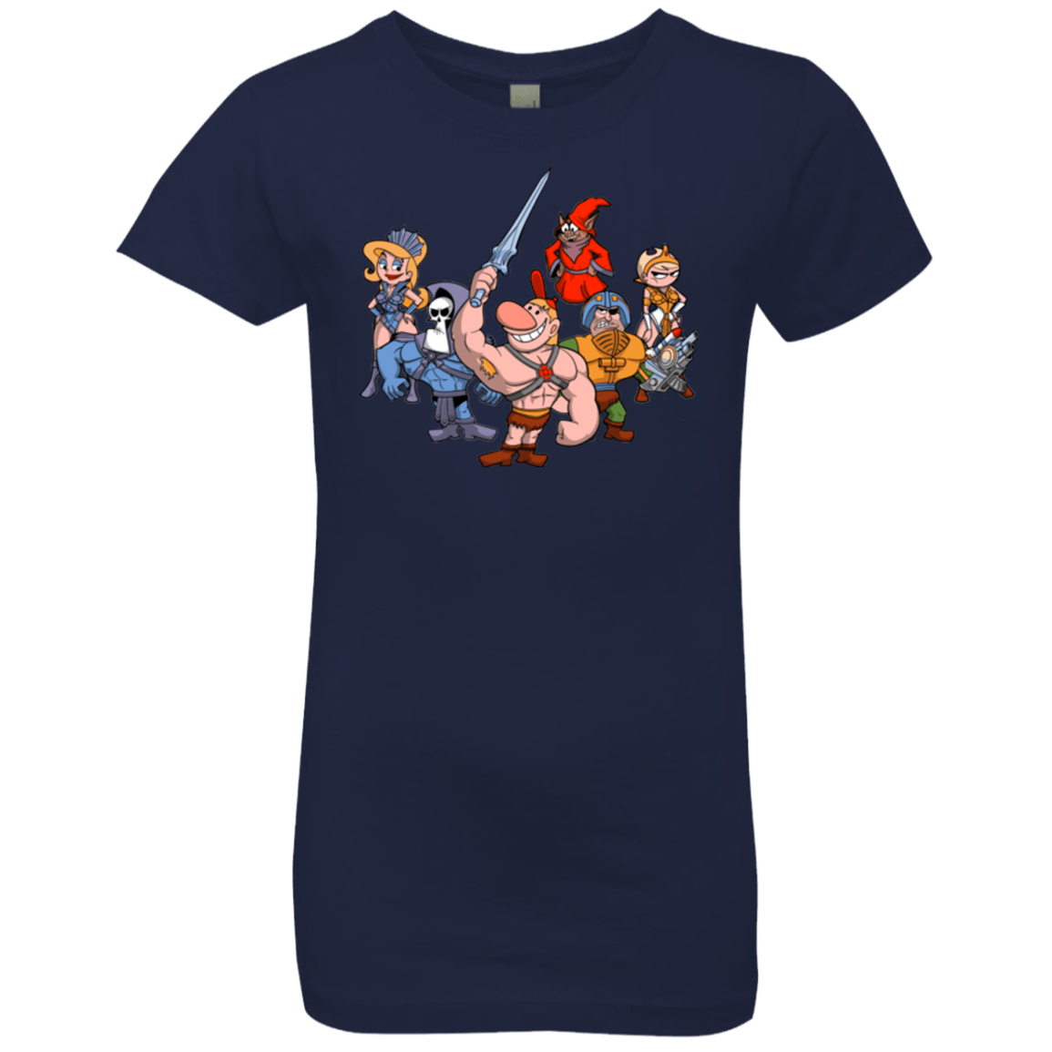 T-Shirts Midnight Navy / YXS Masters of the Grimverse Girls Premium T-Shirt