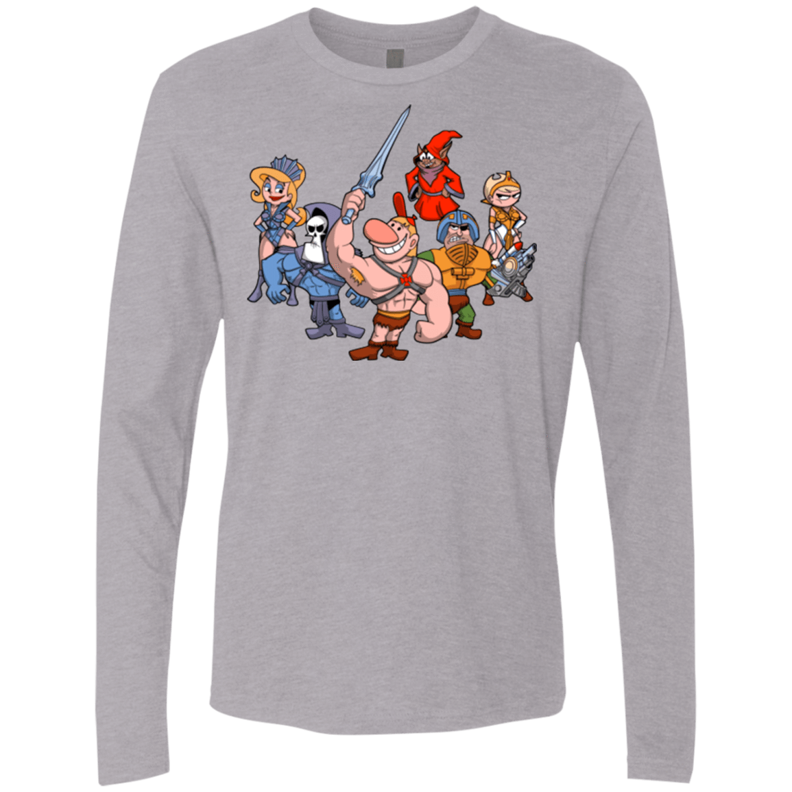 T-Shirts Heather Grey / Small Masters of the Grimverse Men's Premium Long Sleeve