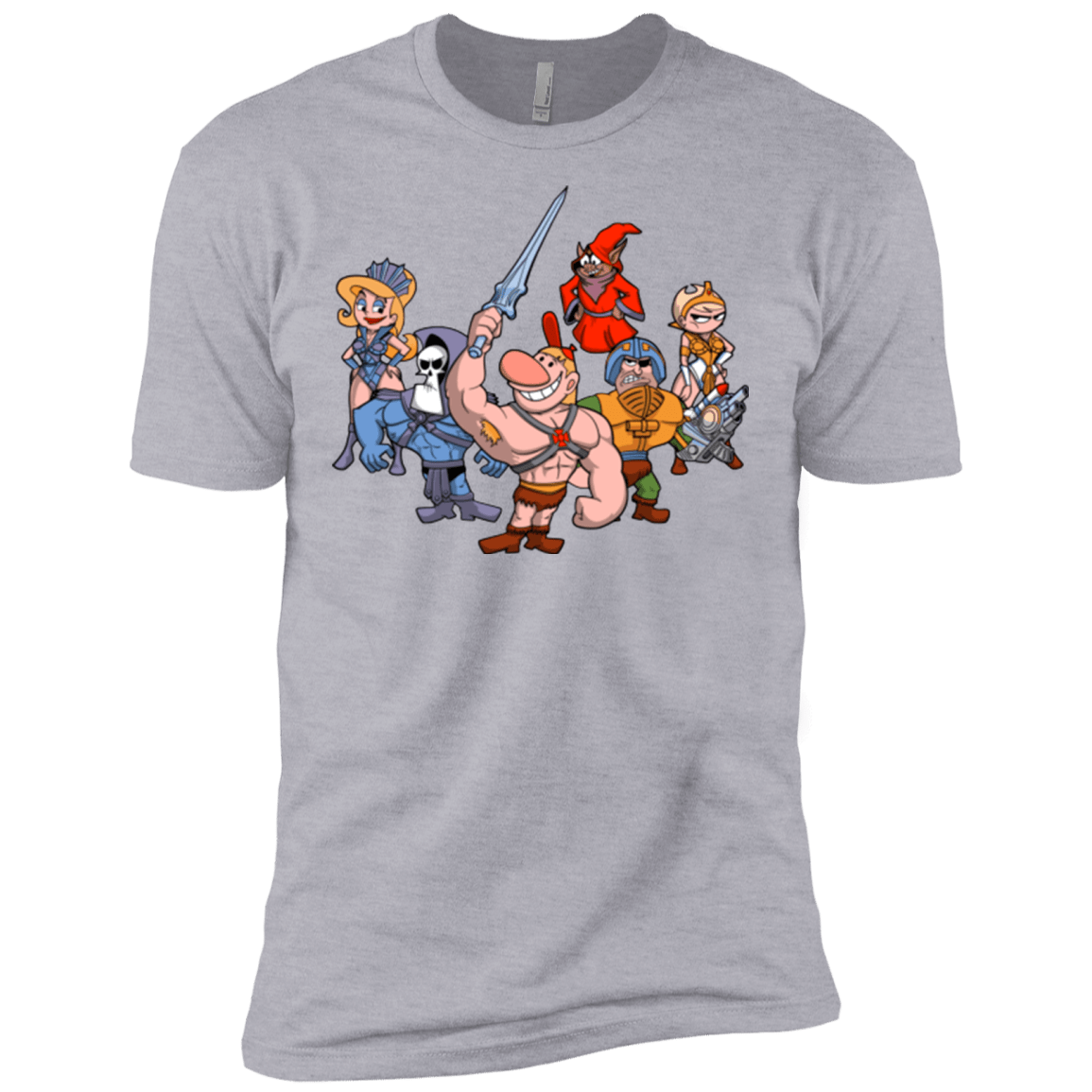 T-Shirts Heather Grey / X-Small Masters of the Grimverse Men's Premium T-Shirt