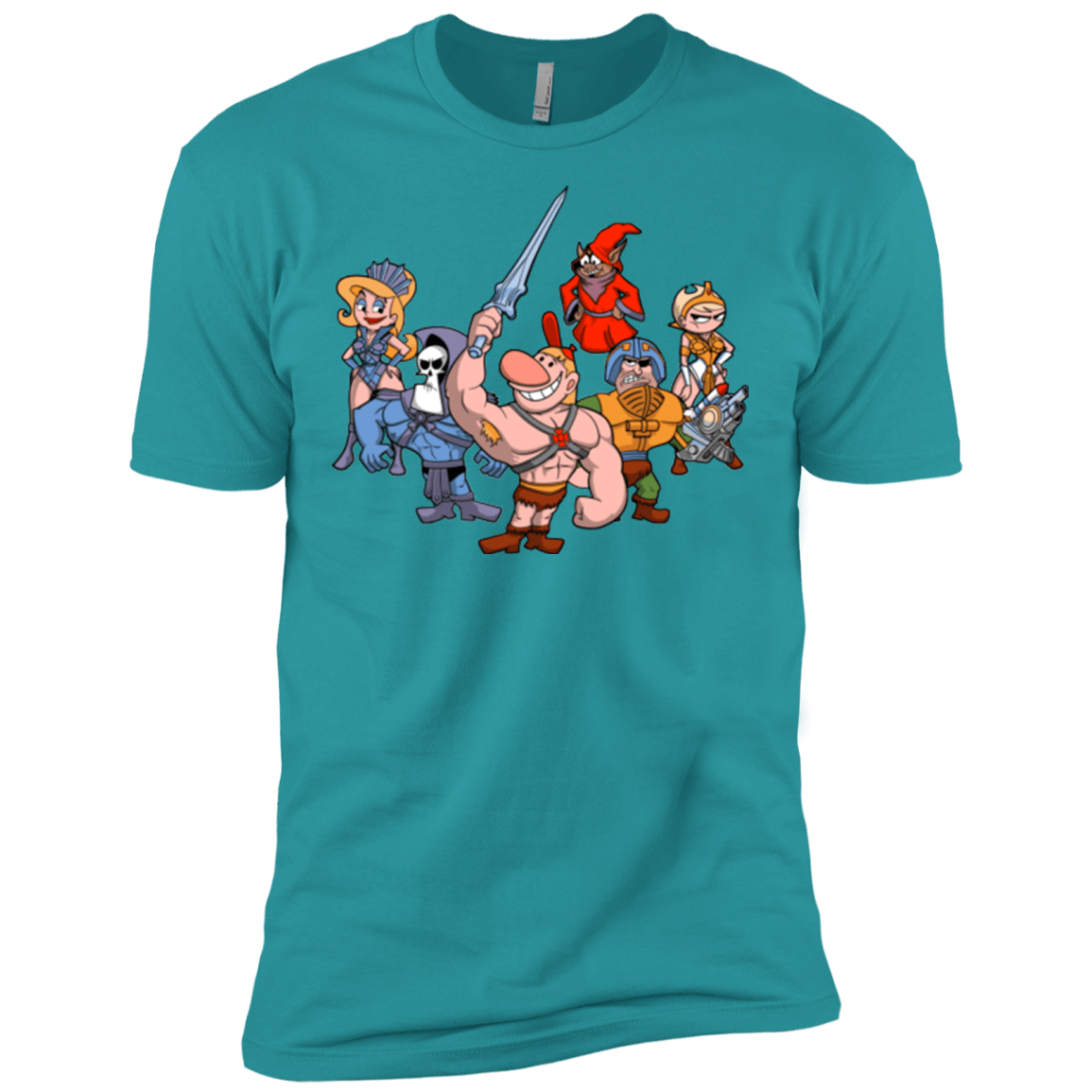 T-Shirts Tahiti Blue / X-Small Masters of the Grimverse Men's Premium T-Shirt