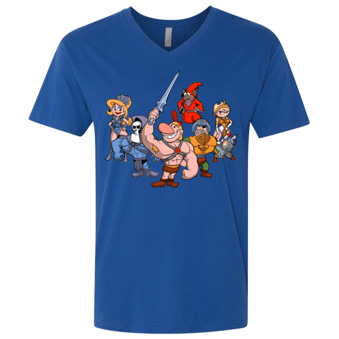 T-Shirts Royal / X-Small Masters of the Grimverse Men's Premium V-Neck
