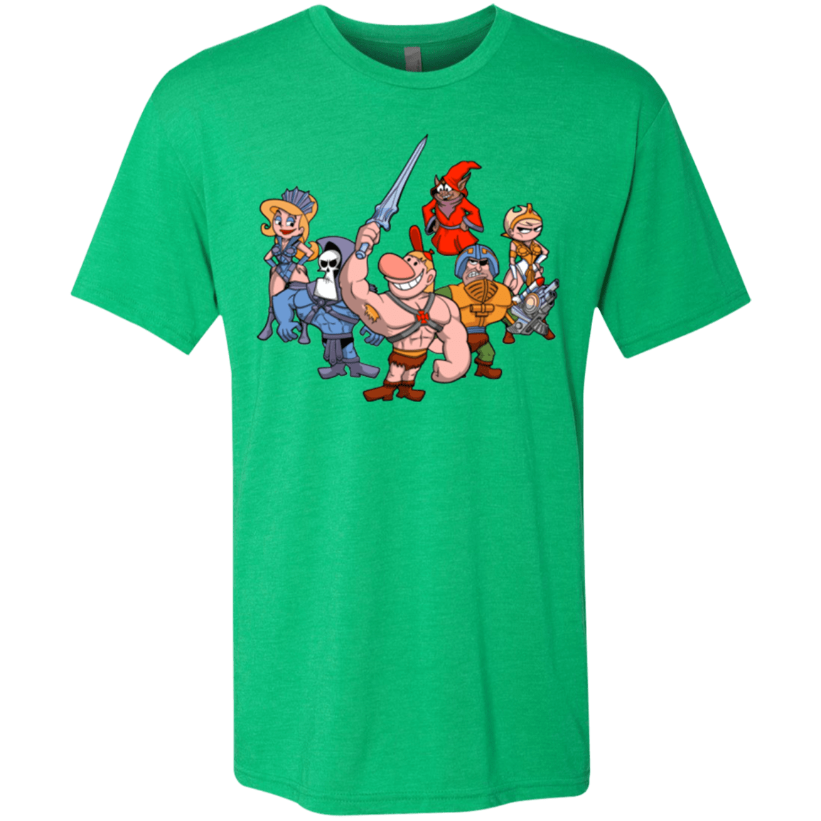 T-Shirts Envy / Small Masters of the Grimverse Men's Triblend T-Shirt