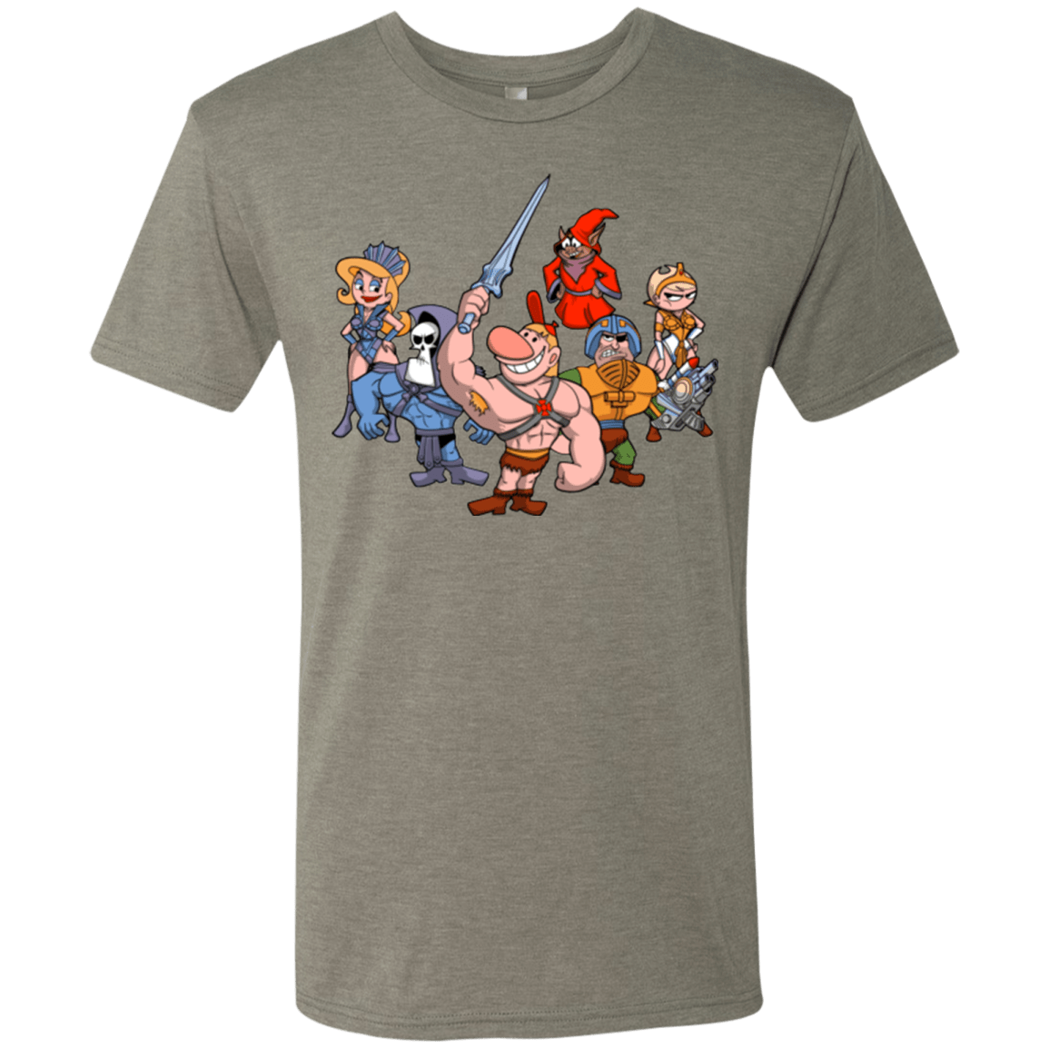 T-Shirts Venetian Grey / Small Masters of the Grimverse Men's Triblend T-Shirt