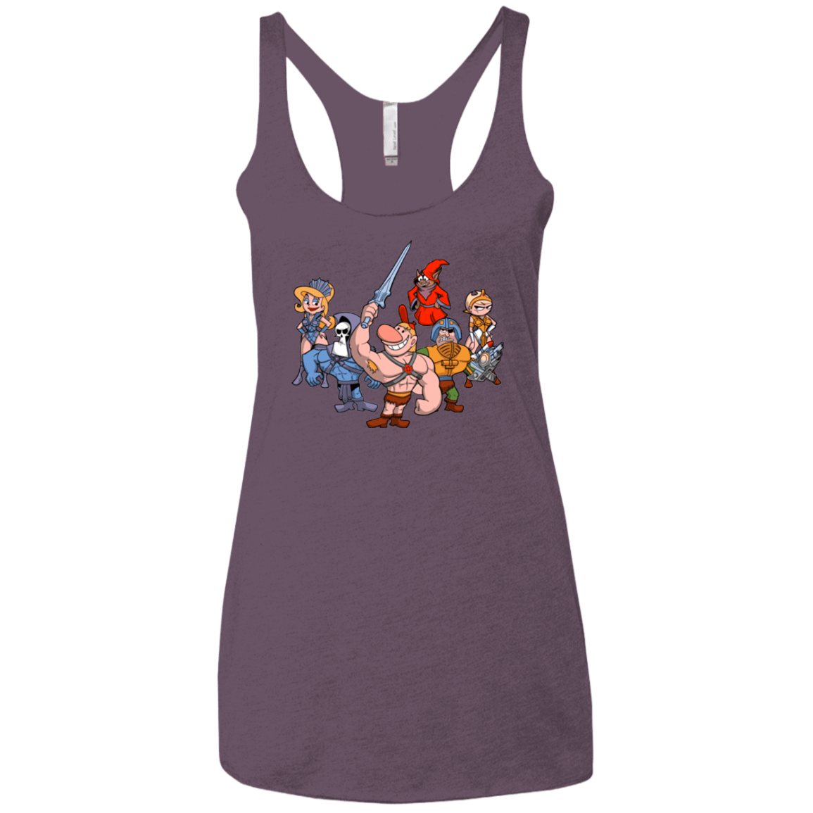 T-Shirts Vintage Purple / X-Small Masters of the Grimverse Women's Triblend Racerback Tank