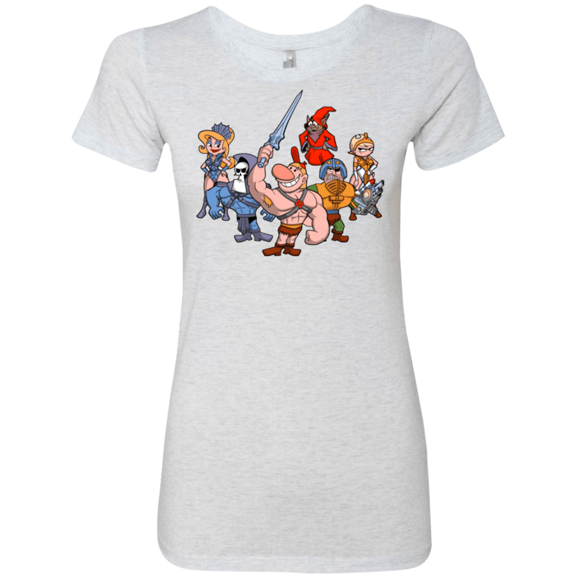 T-Shirts Heather White / Small Masters of the Grimverse Women's Triblend T-Shirt