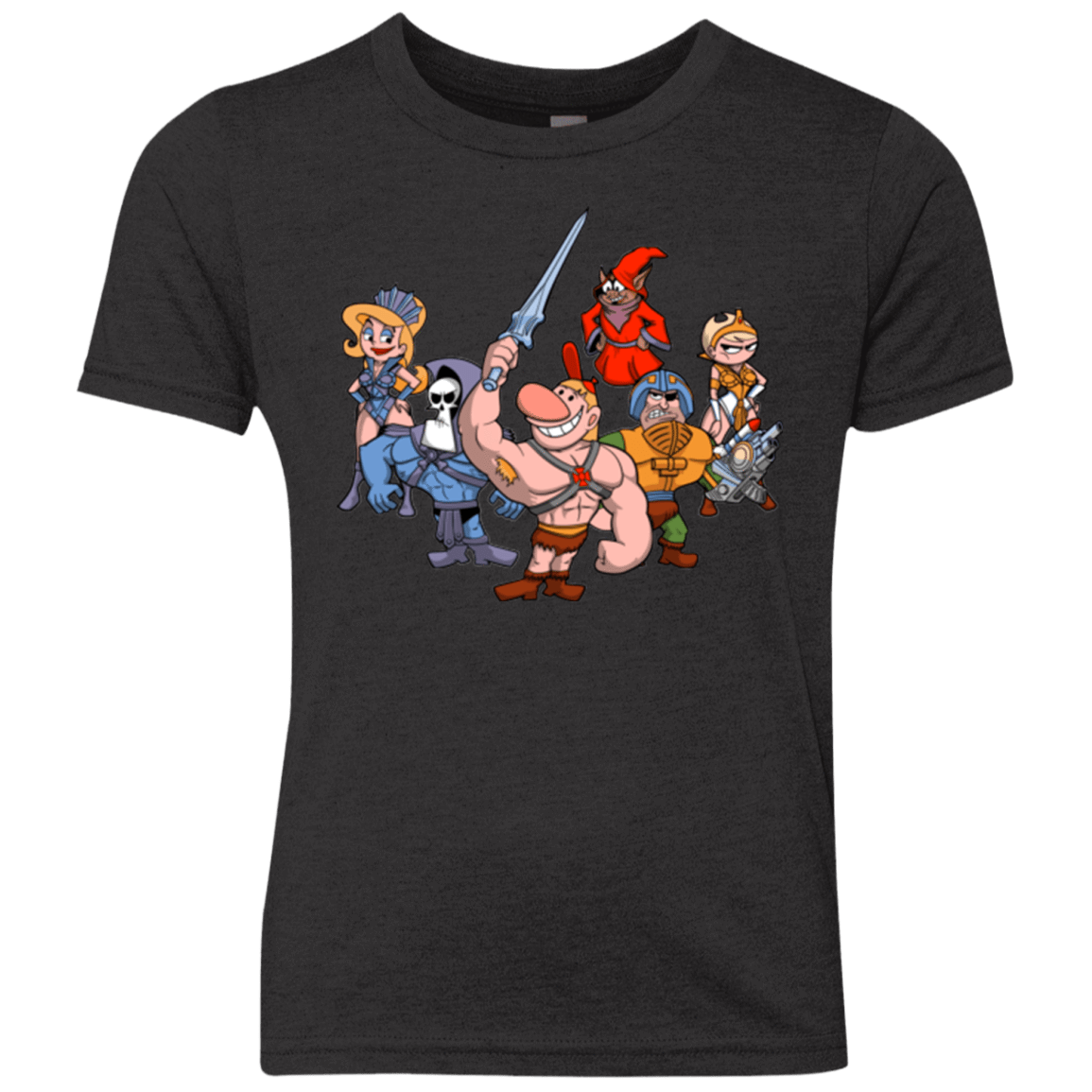 T-Shirts Vintage Black / YXS Masters of the Grimverse Youth Triblend T-Shirt