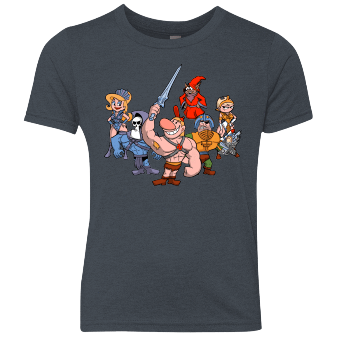 T-Shirts Vintage Navy / YXS Masters of the Grimverse Youth Triblend T-Shirt