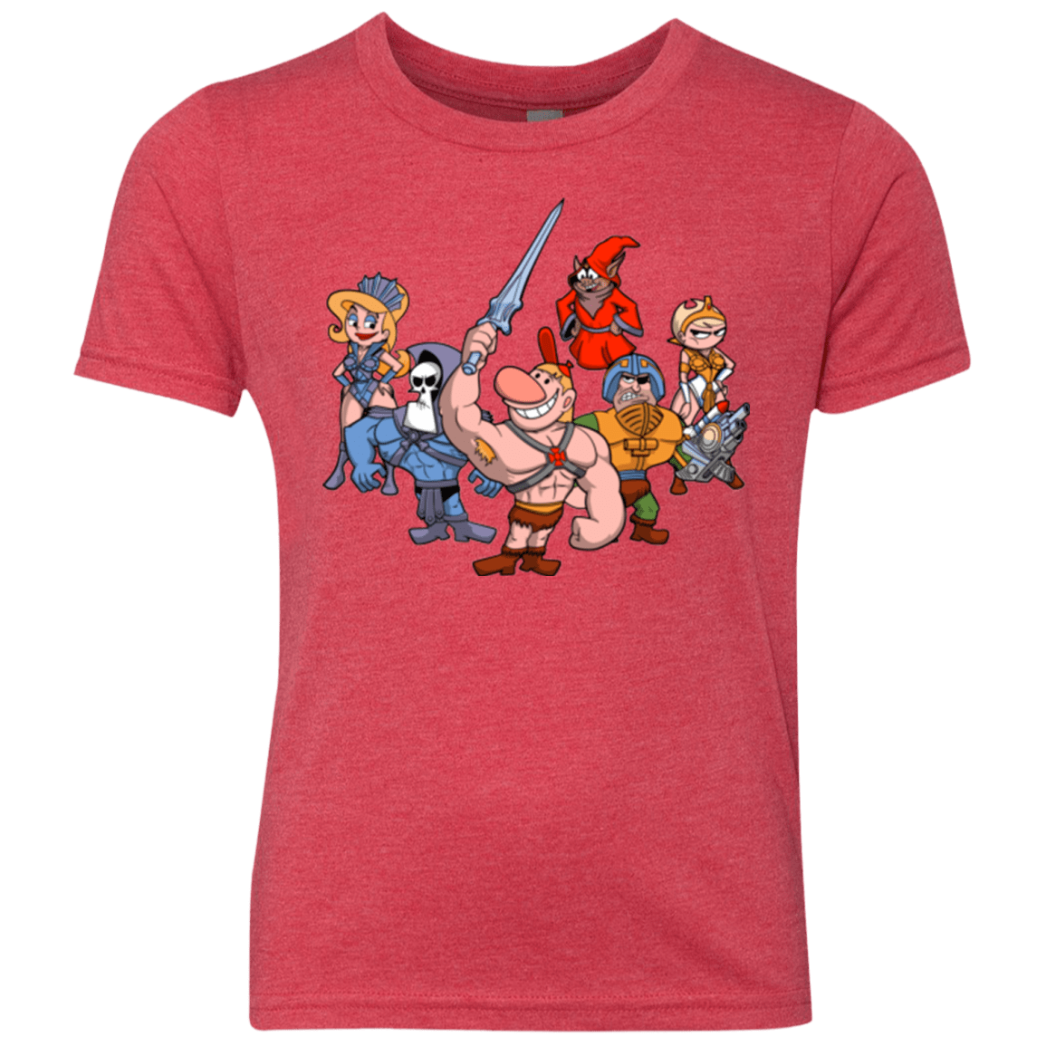 T-Shirts Vintage Red / YXS Masters of the Grimverse Youth Triblend T-Shirt