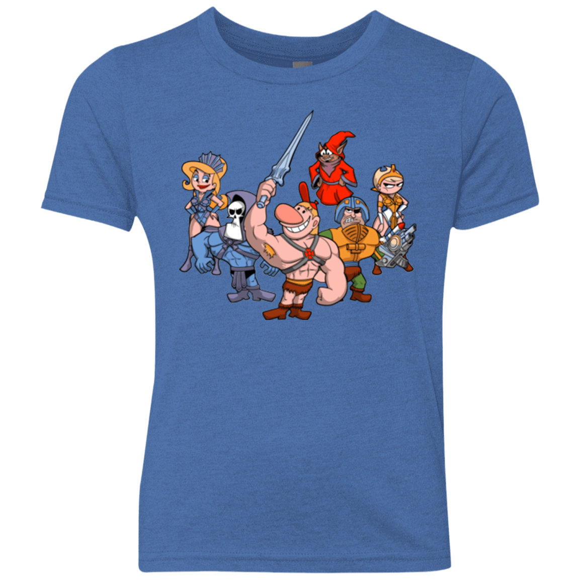 T-Shirts Vintage Royal / YXS Masters of the Grimverse Youth Triblend T-Shirt