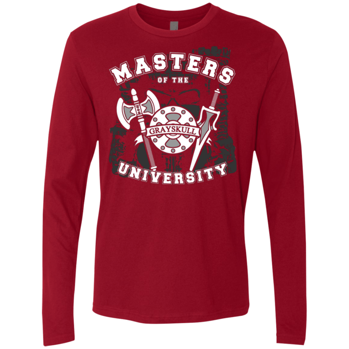 T-Shirts Cardinal / Small Masters of the University Men's Premium Long Sleeve