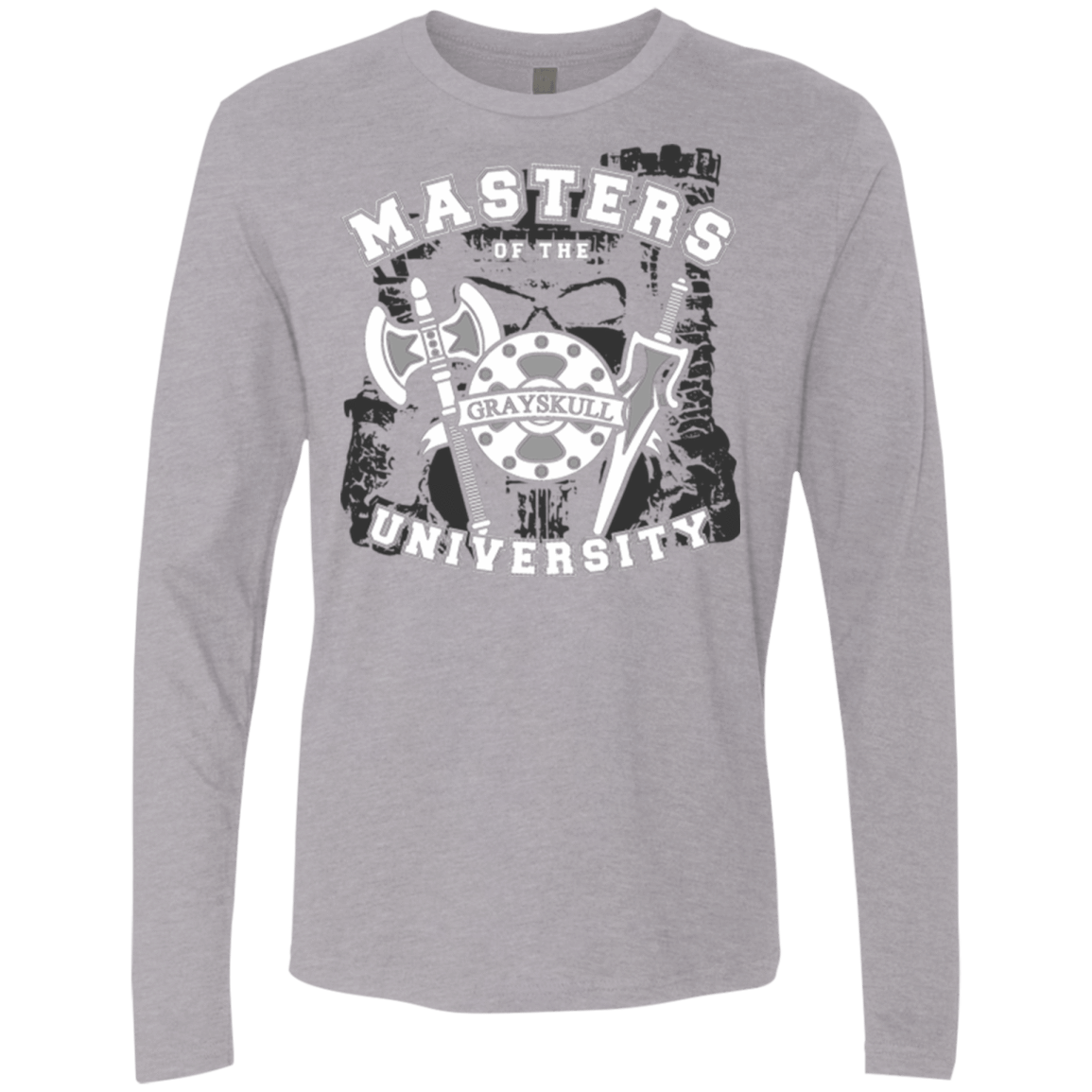 T-Shirts Heather Grey / Small Masters of the University Men's Premium Long Sleeve
