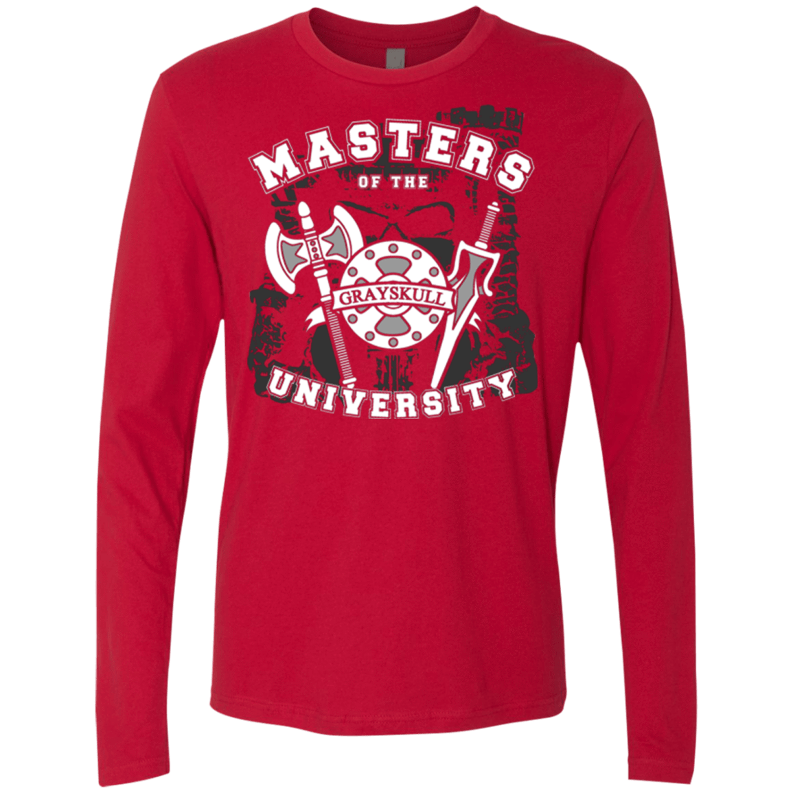T-Shirts Red / Small Masters of the University Men's Premium Long Sleeve