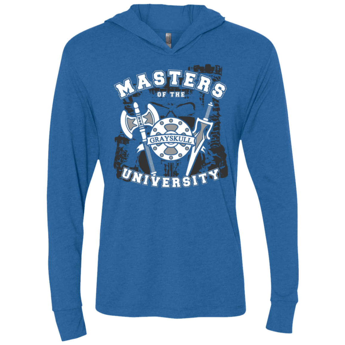 T-Shirts Vintage Royal / X-Small Masters of the University Triblend Long Sleeve Hoodie Tee