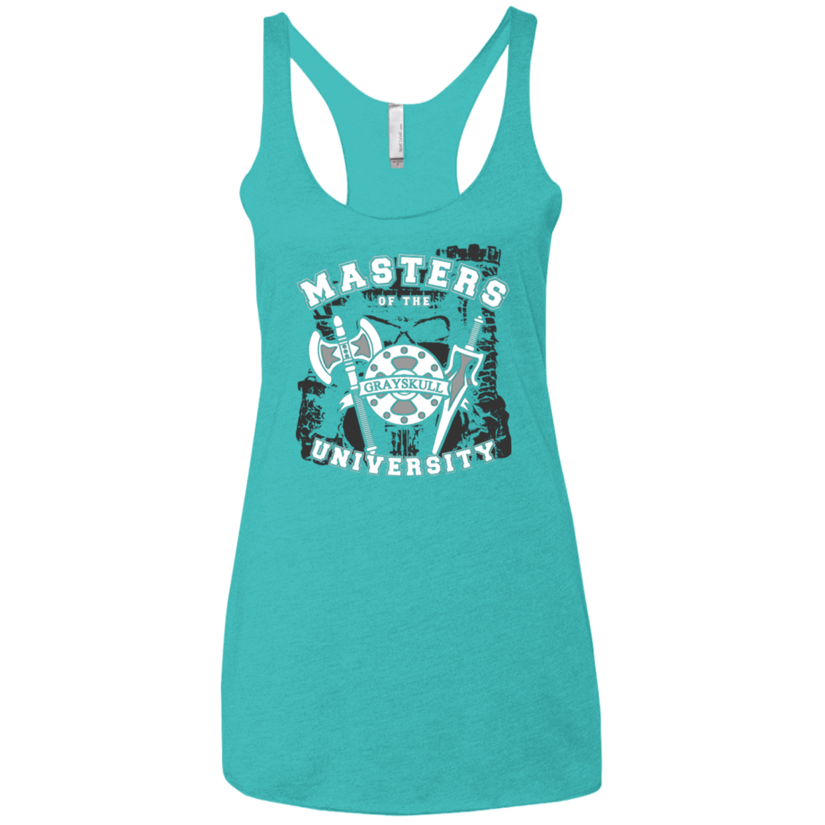 T-Shirts Tahiti Blue / X-Small Masters of the University Women's Triblend Racerback Tank