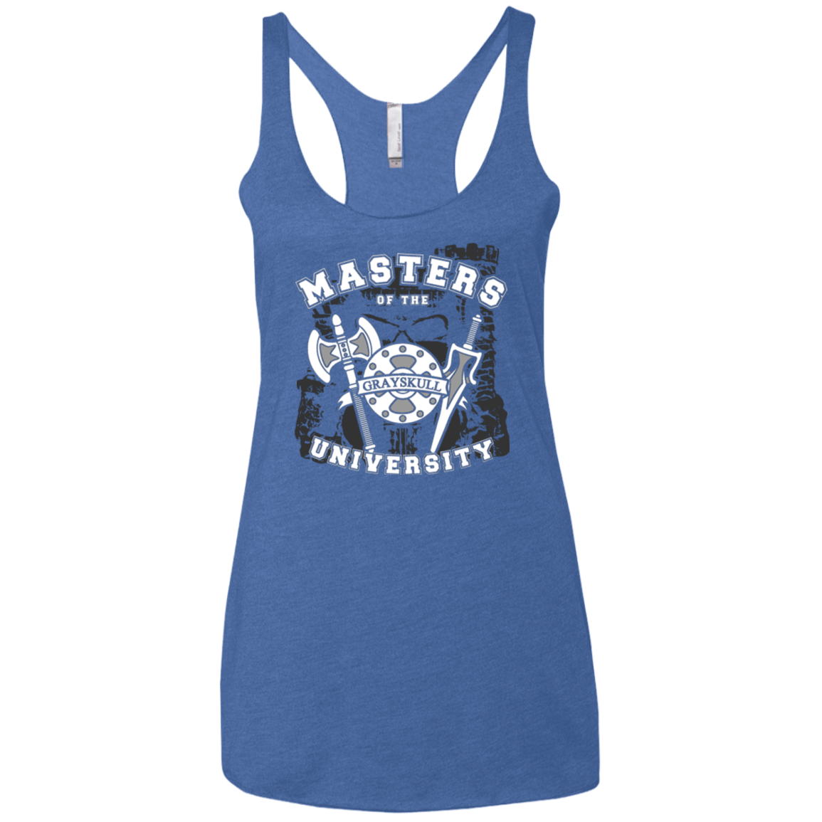 T-Shirts Vintage Royal / X-Small Masters of the University Women's Triblend Racerback Tank