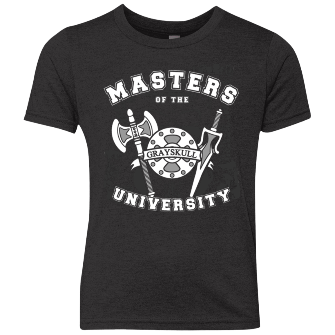 T-Shirts Vintage Black / YXS Masters of the University Youth Triblend T-Shirt