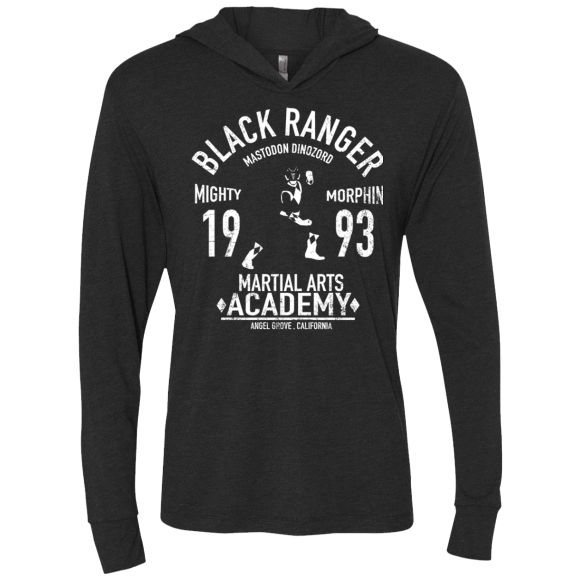 T-Shirts Vintage Black / X-Small Mastodon Ranger (1) Triblend Long Sleeve Hoodie Tee