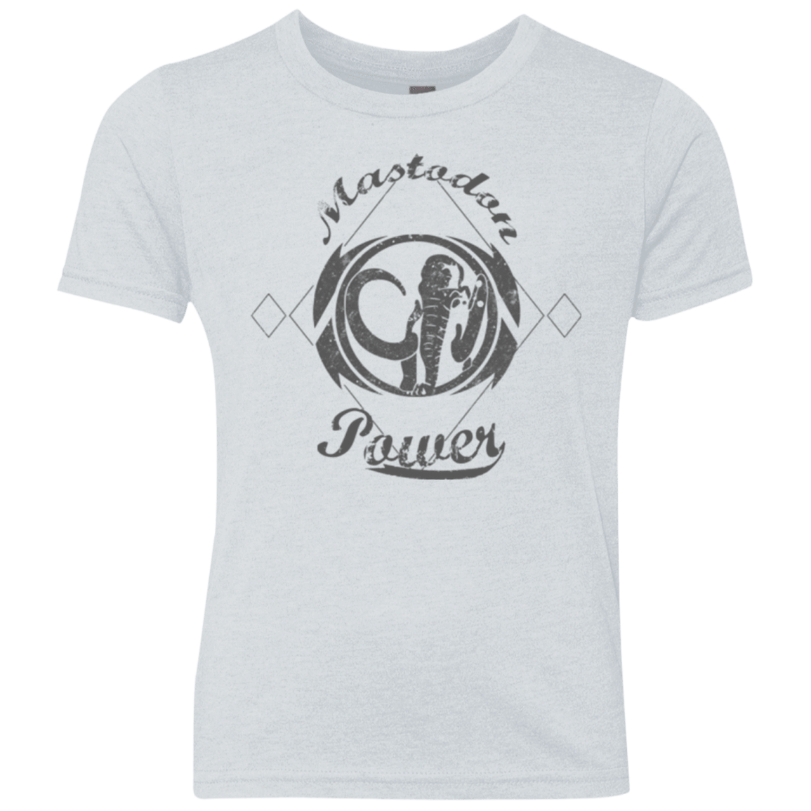 T-Shirts Heather White / YXS Mastodon Youth Triblend T-Shirt