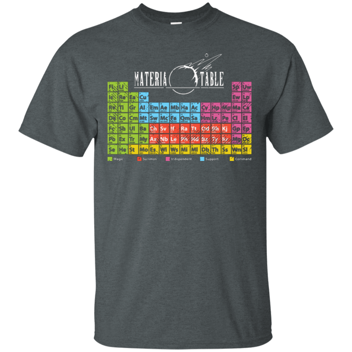 T-Shirts Dark Heather / Small MATERIA TABLE T-Shirt