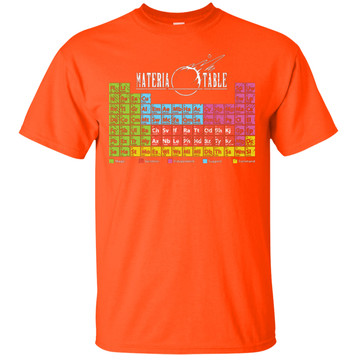 T-Shirts Orange / Small MATERIA TABLE T-Shirt
