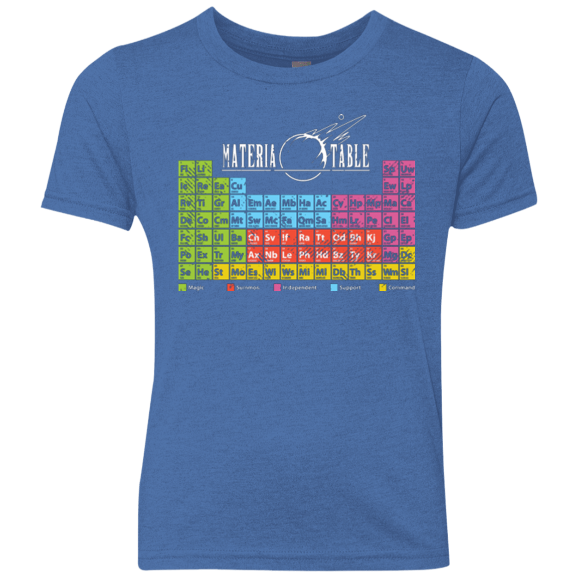 T-Shirts Vintage Royal / YXS MATERIA TABLE Youth Triblend T-Shirt